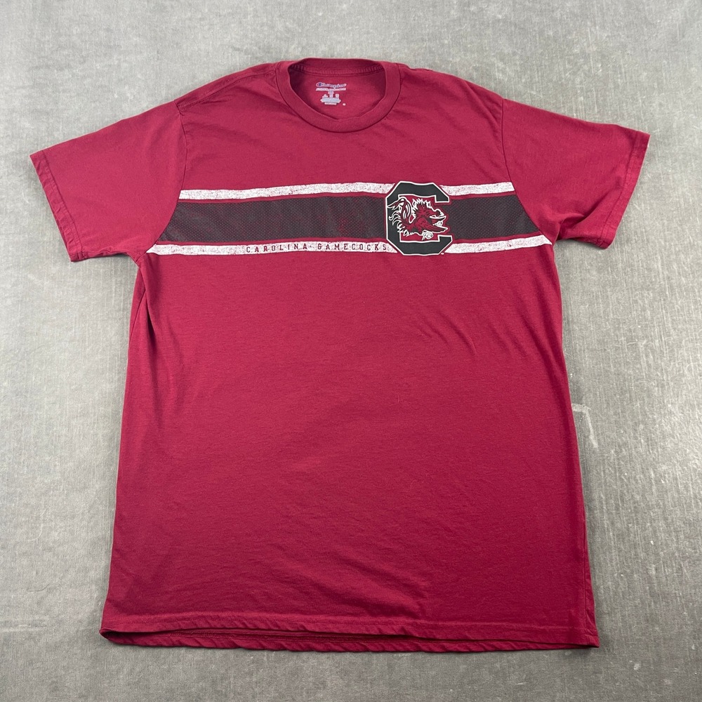 South Carolina Gamecocks Champion Men 2XL Garnet T-Shirt Graphic Tee NCAA